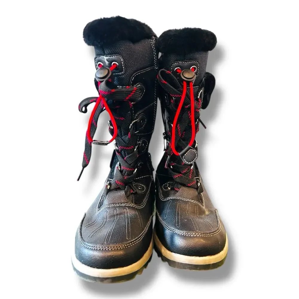 Aquatherm by Santana Canada Sz 8 Kirima Faux Fur Lined‎ Waterproof Tall Boot